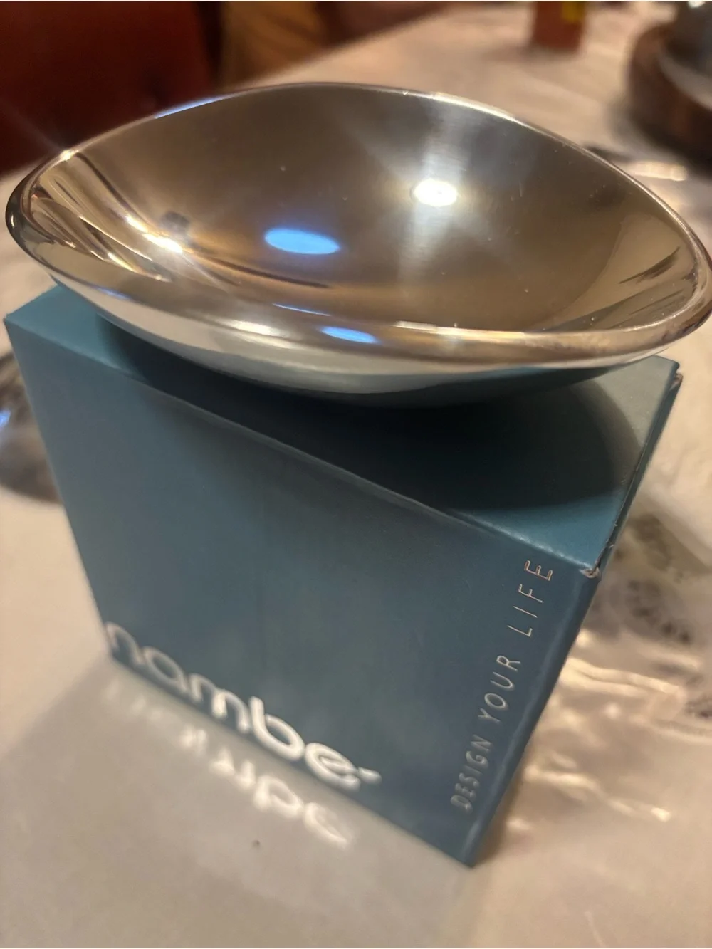 Nambe Polished Silver Accent Bowl